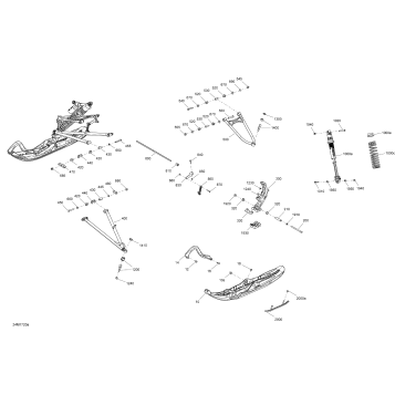 07- Front Suspension And Ski - All Models