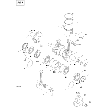 01- Crankshaft And Pistons 552
