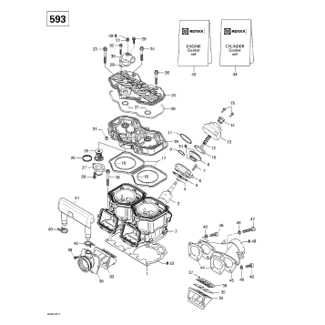 01- Cylinder, Exhaust Manifold
