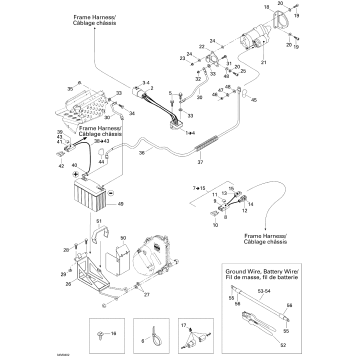 10- Battery, Starter (Legend 550F)