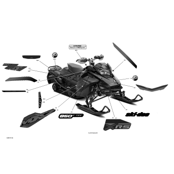 09- Decals MXZ - 850E-TEC - Package XRS