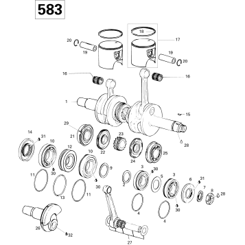 01- Crankshaft And Pistons 583