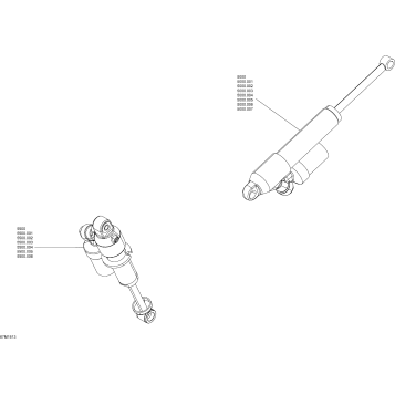 08- Rear Shocks MXZ RS