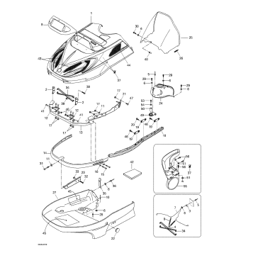 09- Cab, Console, Bottom Pan