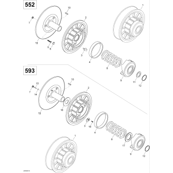 05- Driven Pulley 550