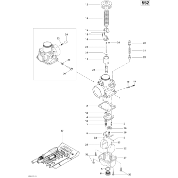 02- Carburetor - 550F