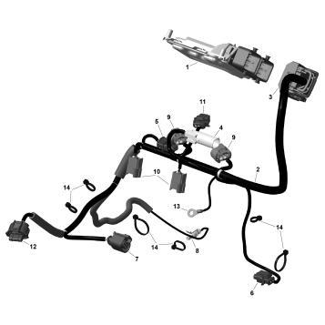 01- ROTAX - Engine Harness And Electronic Module