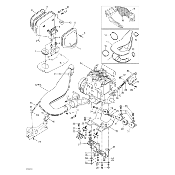 01- Engine Support And Muffler