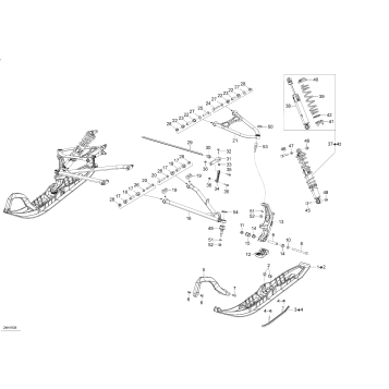 07- Front Suspension And Ski - 600 E-TEC