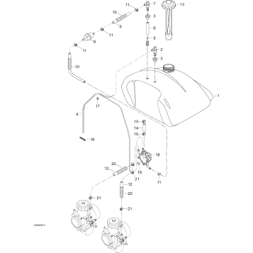 02- Fuel System , 600 SUV