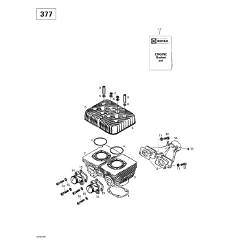 01- Cylinder, Intake Exhaust Manifold (377)