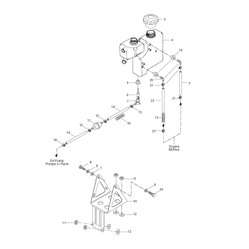02- Oil Tank And Support (MX Z 440 LC)