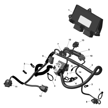 01- ROTAX - Engine Harness And Electronic Module