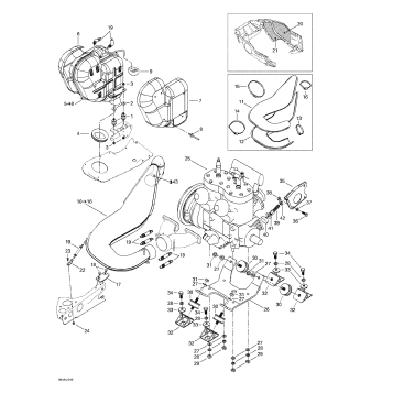 01- Engine Support And Muffler