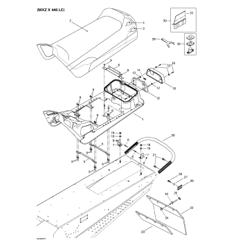 09- Seat And Accessories (MX Z X 440 LC)