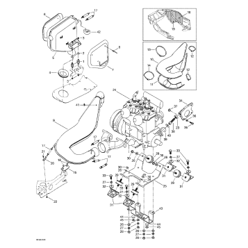 01- Engine Support And Muffler