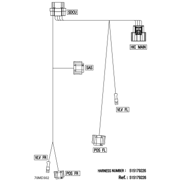 08- Electric - Suspension Wiring Harness - 515179226