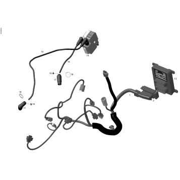 10- Engine Harness And Electronic Module