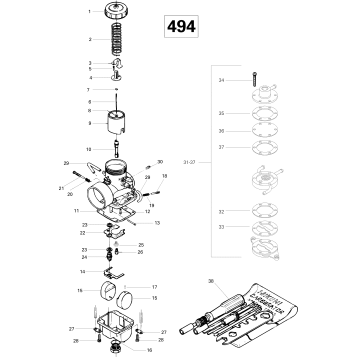 02- Carburetor 500