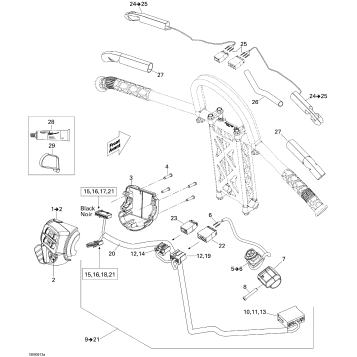 10- Steering Wiring Harness 500SS, 800R