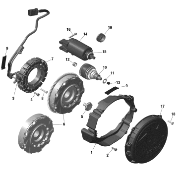 01- Rotax - Magneto And Electric Starter