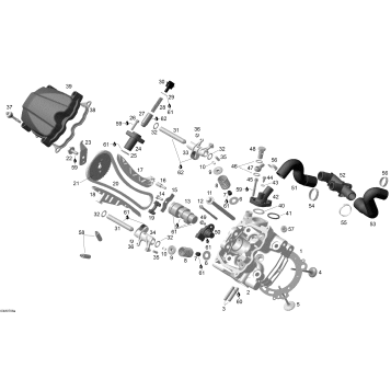 01- Cylinder and Cylinder Head, Front Side