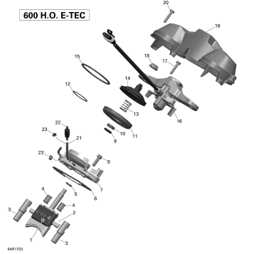 01- Engine - 3D Rave - 600HO E-TEC