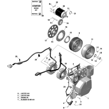 10- Electric - Magneto And Starter - 900 ACE