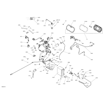 10- Electrical System Grand Touring - 600 HO E-TEC - Package LE