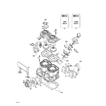 01- Cylinder, Exhaust Manifold