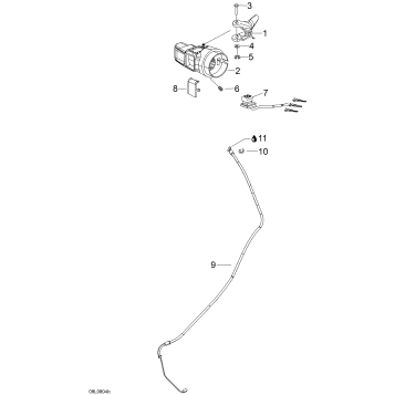 01- Throttle Handle And Housing