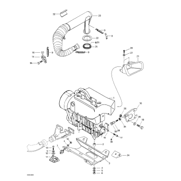 01- Engine Support And Muffler