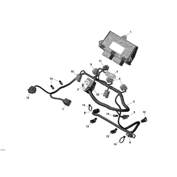 10- Engine Harness And Electronic Module _10R1556