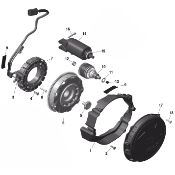 01- ROTAX - Magneto and Electric Starter