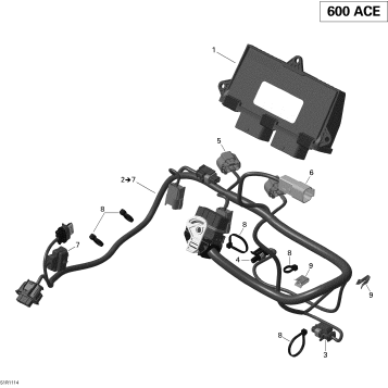 10- Engine Harness And Electronic Module