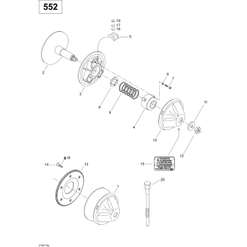 05- Drive Pulley 550