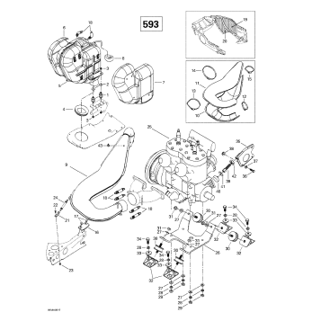 01- Engine Support And Muffler (593)