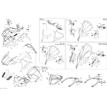 09- Hood, Windshield And Console 600HOETEC