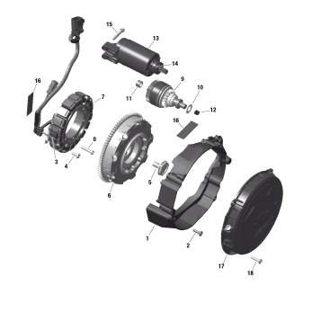 01- ROTAX - Magneto and Electric Starter