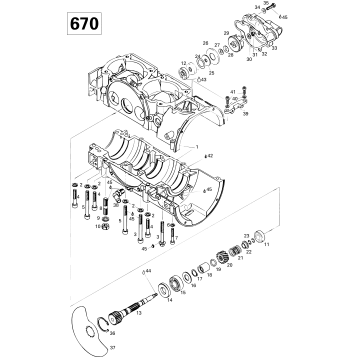 01- Crankcase (670)