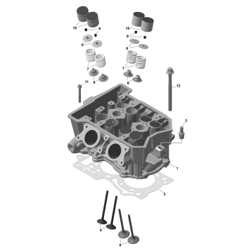 01- ROTAX - Cylinder Head