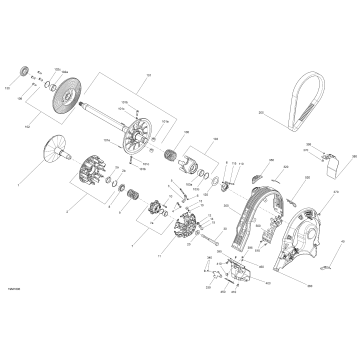 05- Pulley MXZ - 1200 4TEC