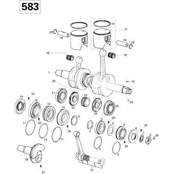 01- Crankshaft And Pistons 583