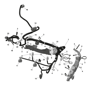 01- ROTAX - Engine Harness And Electronic Module