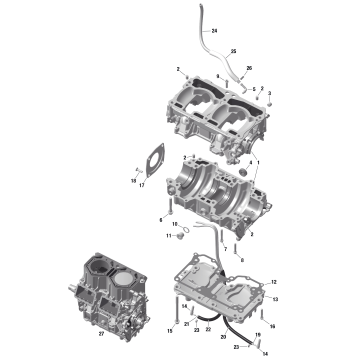 01- ROTAX - Crankcase