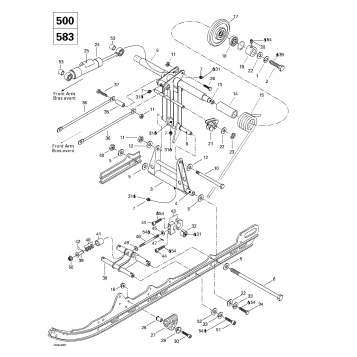 08- Rear Arm, Rear Suspension (500lc,583)