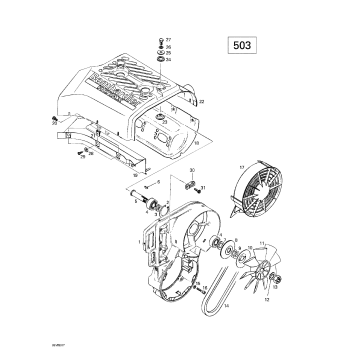 01- Cooling System Fan (503)