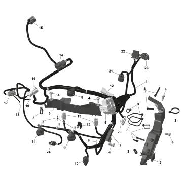 01- ROTAX - Engine Harness And Electronic Module