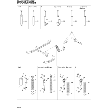 08- Rear Suspension Shocks X