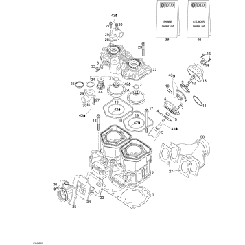 01- Cylinder And Exhaust Manifold